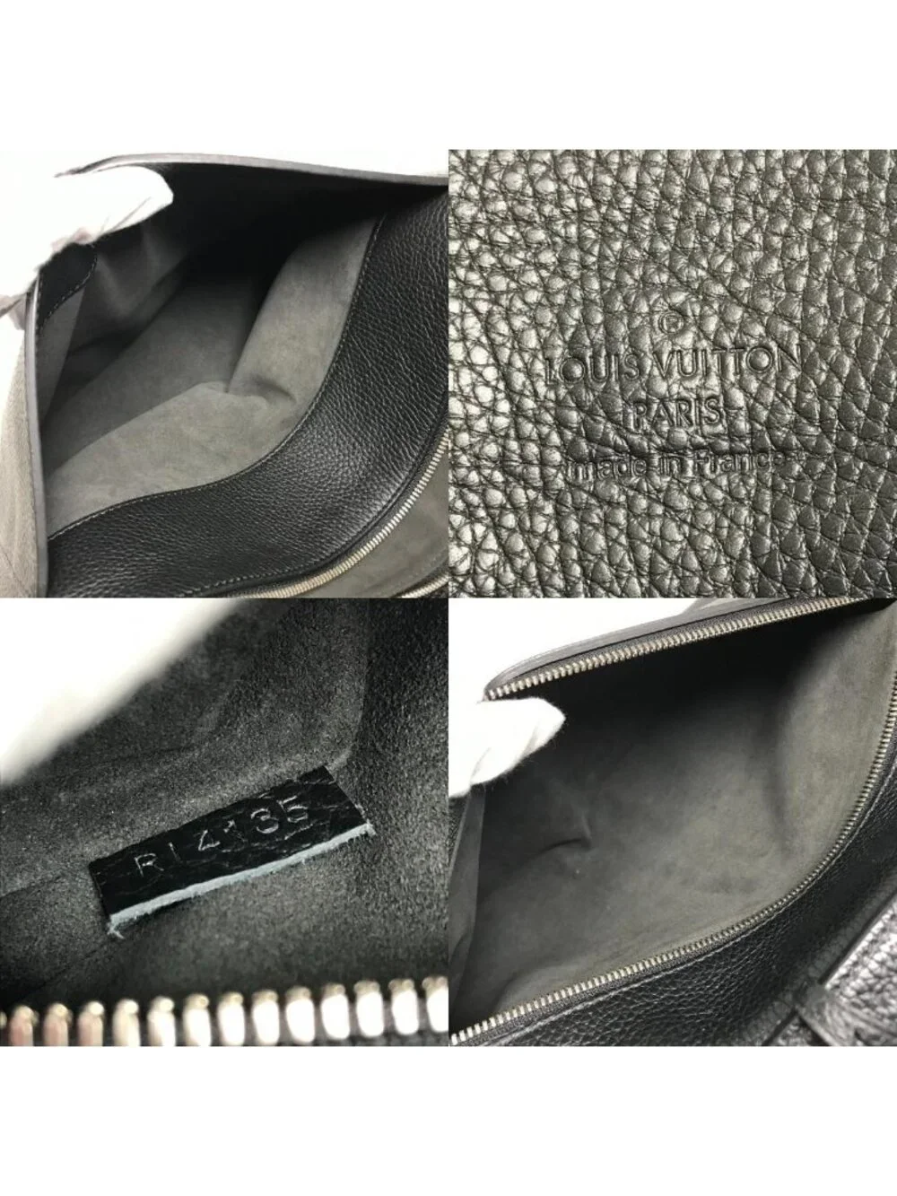 Louis Vuitton Business Bag Dorian Taurillon Leather Black